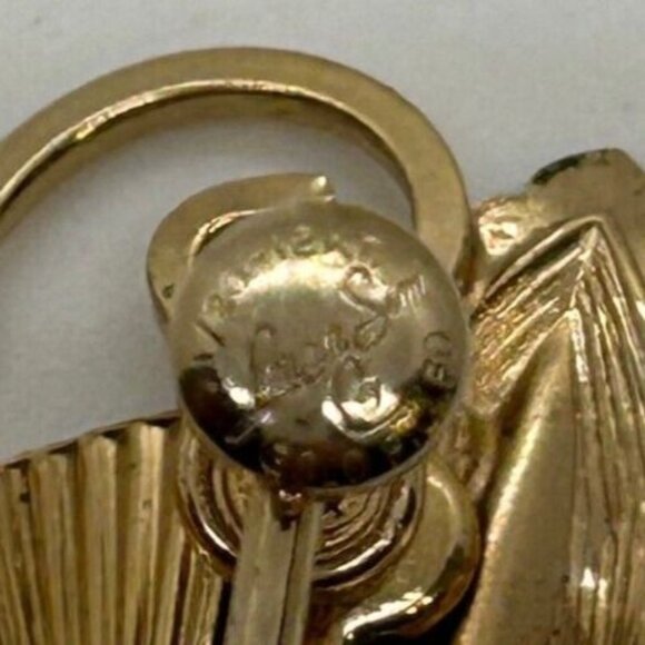 Loran Sim Vintage Faux Pearl Earrings 1/20 12k Gold Filled Screw Back 1940-1960s - Picture 5 of 8